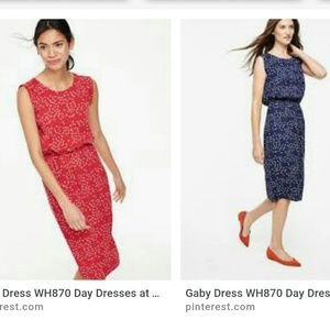 Boden Red Gabby Dress size 6 L